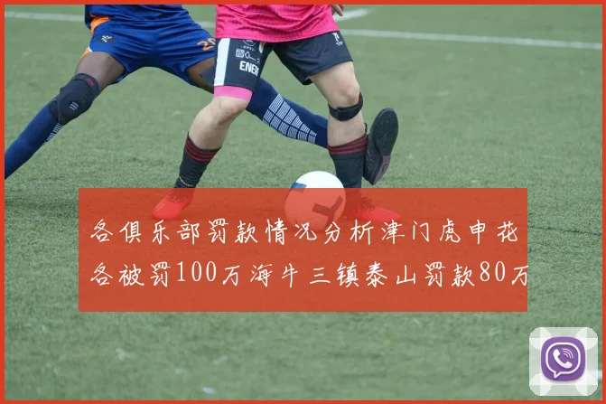 各俱乐部罚款情况分析津门虎申花各被罚100万海牛三镇泰山罚款80万