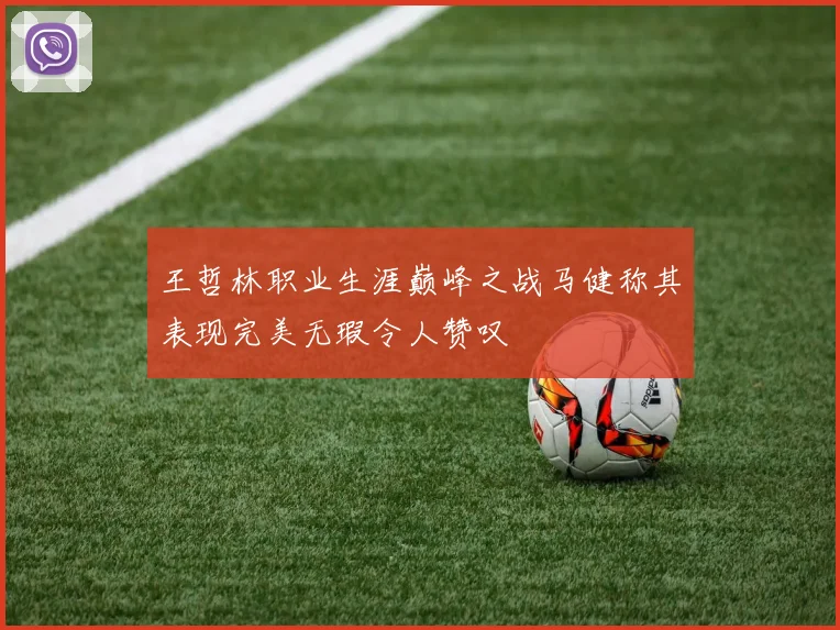 王哲林职业生涯巅峰之战马健称其表现完美无瑕令人赞叹